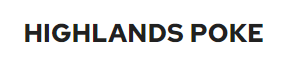 Highlands Poke logo