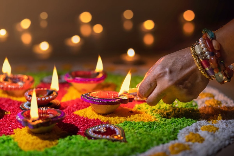 happy diwali at grand ridge plaza issaquah eastside kings county festival of lights 2023